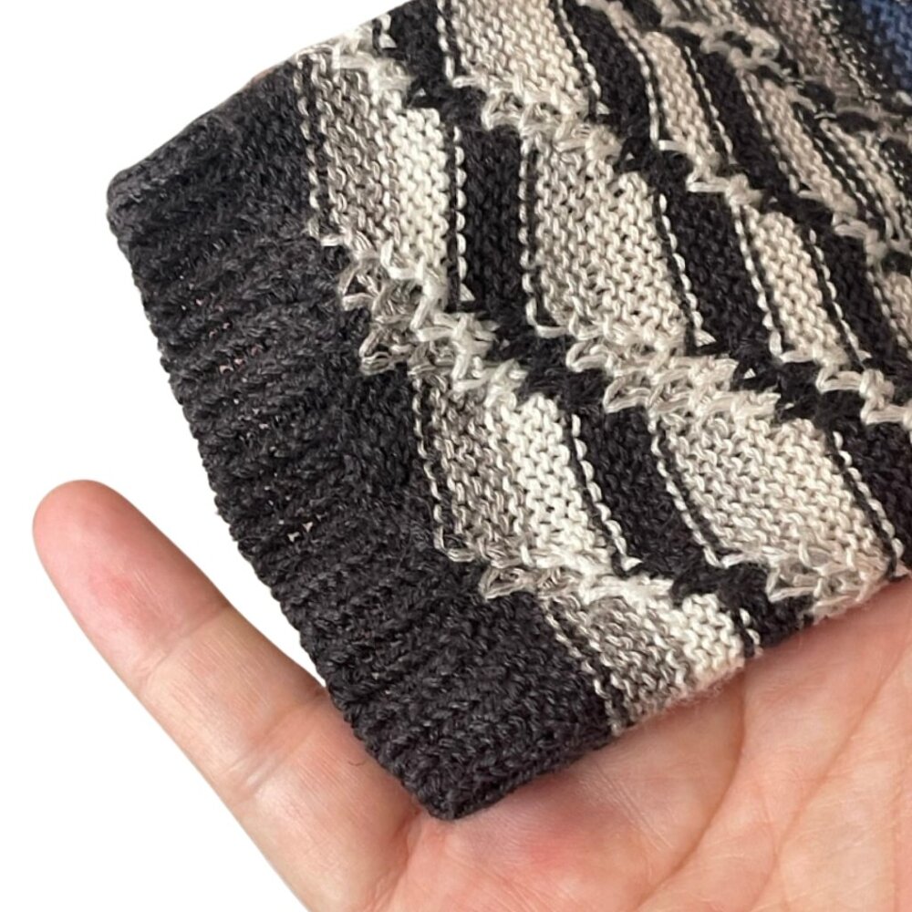 NIC+ZOE | Women's Casual Linen Blend Missoni Style Striped Sweater | SIze PM - Picture 6 of 12